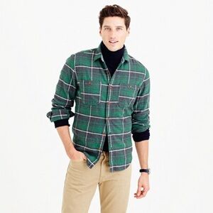 Wallace Barnes Heavyweight Flannel In Marlow Plaid